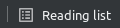 Google Chrome Reading List